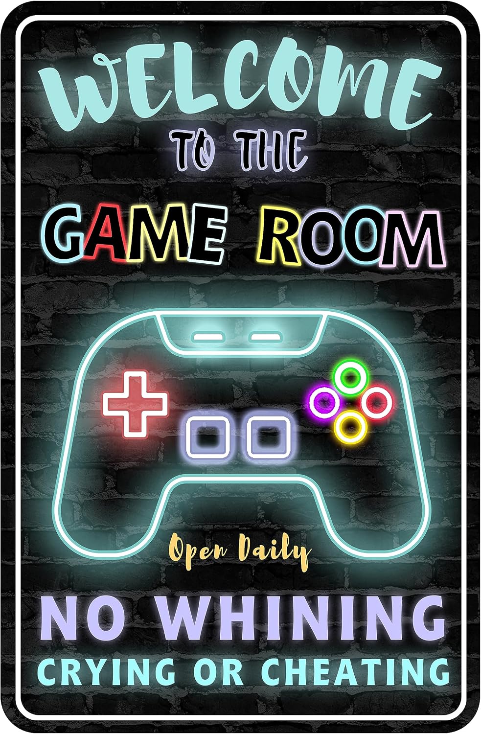 Gaming Accessories For Room - Panneau métallique pour salle de jeux,