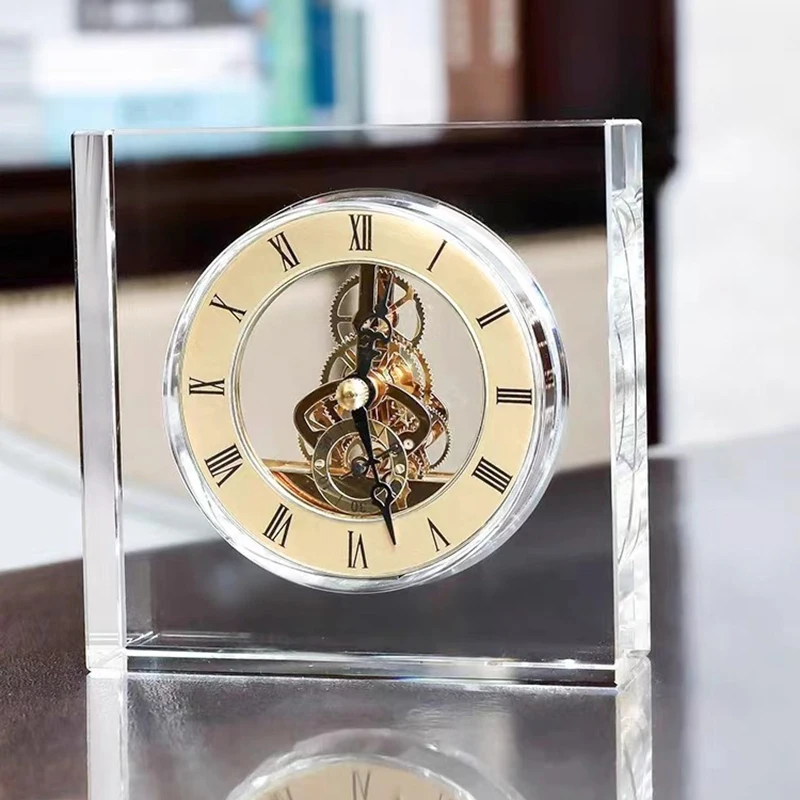 Accessories For Your Gaming Room - Horloge de table silencieuse en cristal