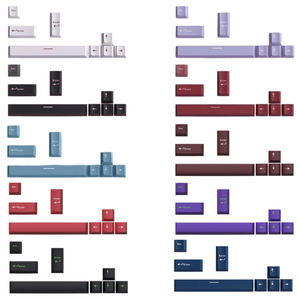 Gaming Accessories Aesthetic - Capuchons de touches PBT profil Cherry