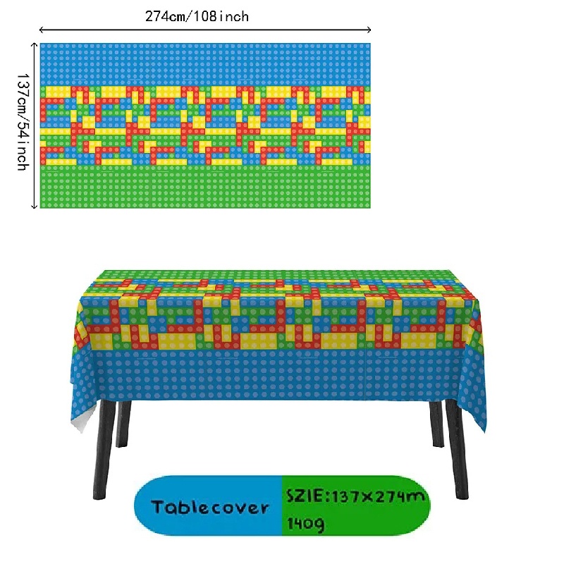 Nappe jetable style briques de - Gaming Accessories For Room avis et prix
